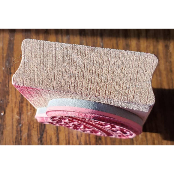 Holiday Christmas Ornament With Stars Vap Scrap Wood Mounted Rubber Stamp - Picture 5 of 8